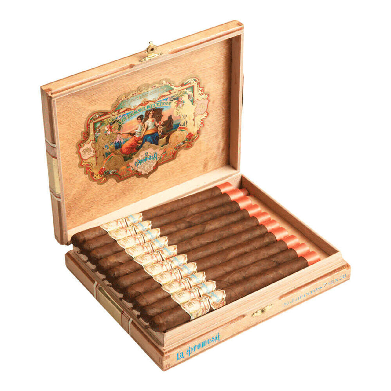 My Father La Promesa Lancero Cigars - 7.25 x 38 (Box of 20) Open