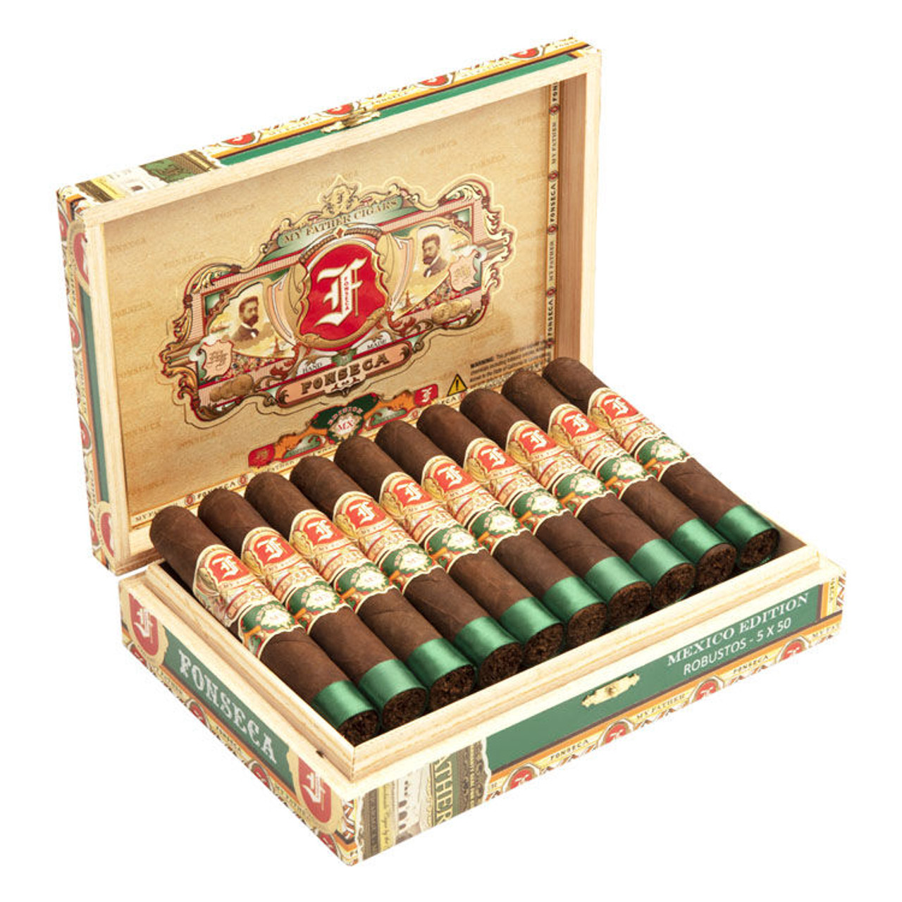 Fonseca By My Father MX Robustos Cigars - 5 x 50 (Box of 20) Open