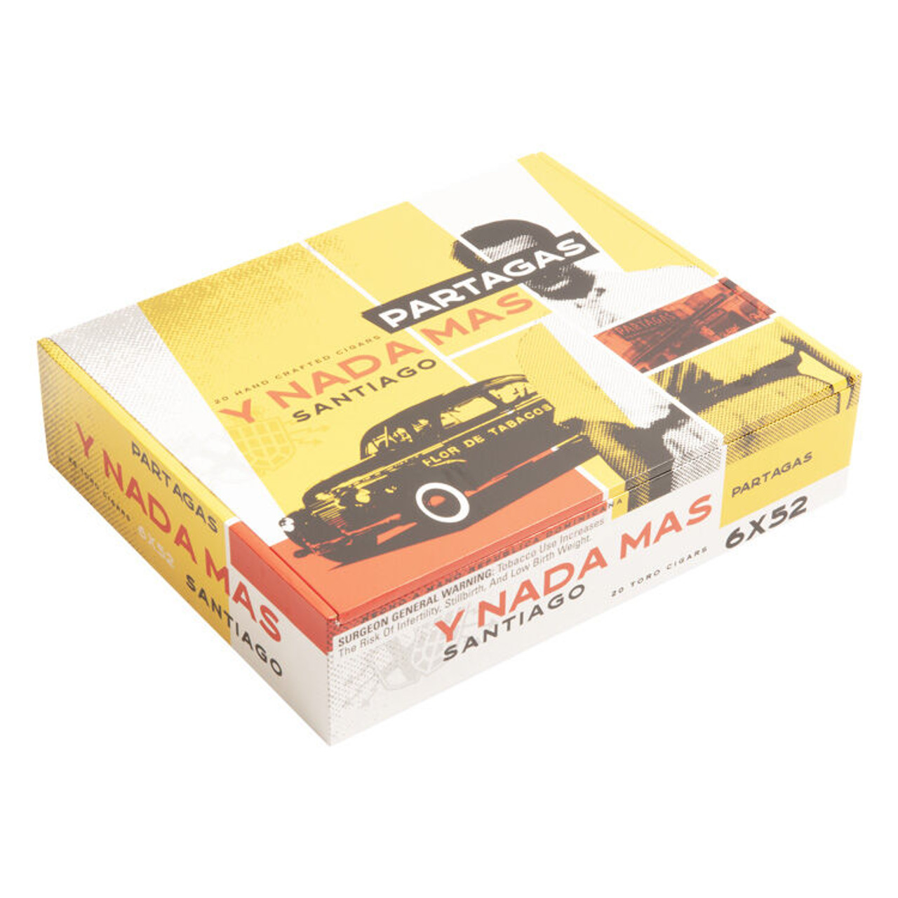 Partagas Y Nada Mas Toro Cigars - 6 x 52 (Box of 20) *Box