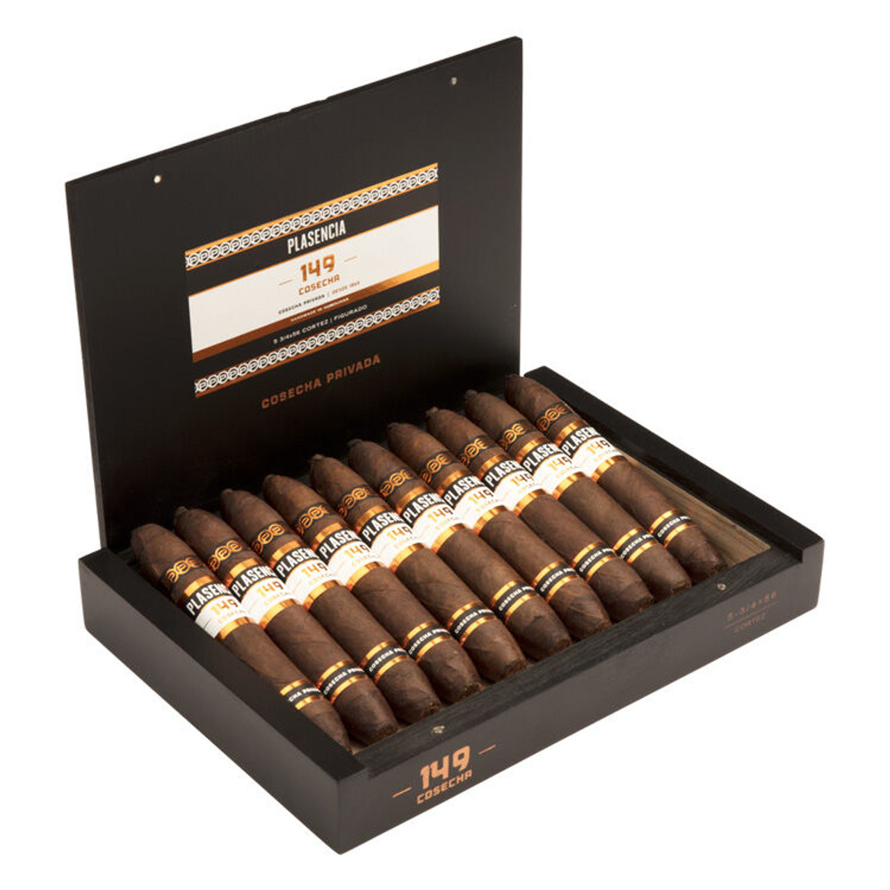 Plasencia Cosecha 149 Figurado (Cortez) Cigars - 5.75 x 56 (Box of 10) Open