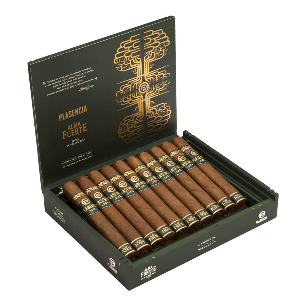 Plasencia Alma Fuerte Toro Colorado Claro Cigars - 6.25 x 54 (Box of 10) Open Plasencia Alma Fuerte Toro Colorado Claro Cigars - 6.25 x 54 (Box of 10) Open