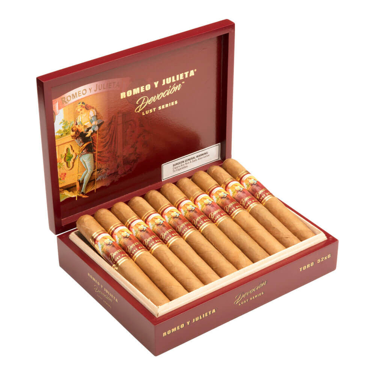 Romeo y Julieta Devocion Lust Toro Cigars - 6 x 52 (Box of 20)  -- Discontinued