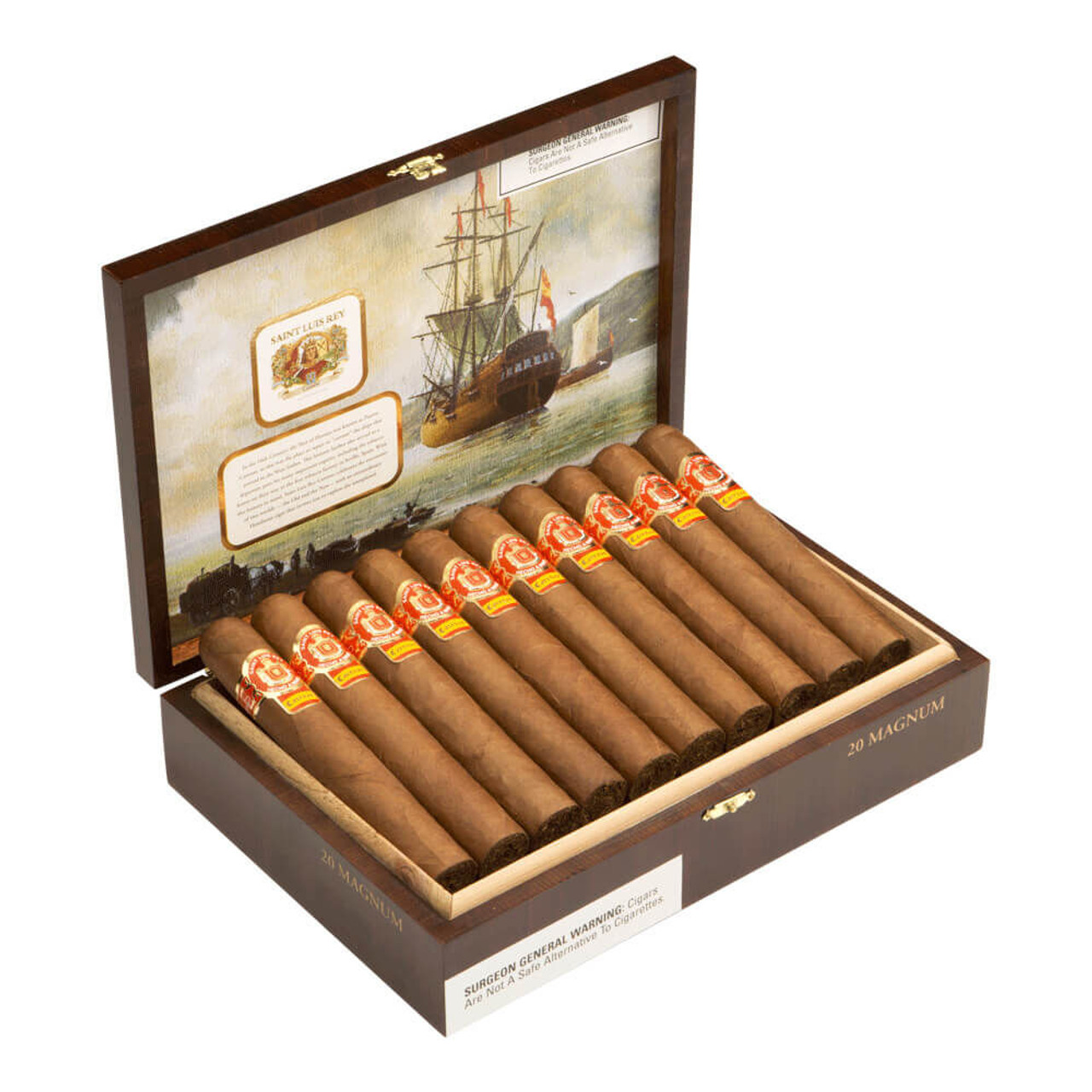 Saint Luis Rey Carenas Magnum Cigars - 6 x 60 (Box of 20) Open