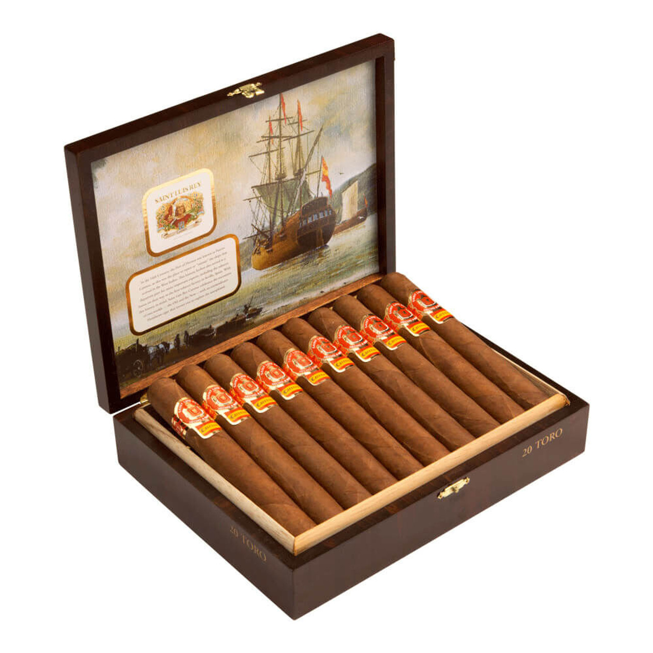 Saint Luis Rey Carenas Toro Cigars - 6 x 52 (Box of 20) Open