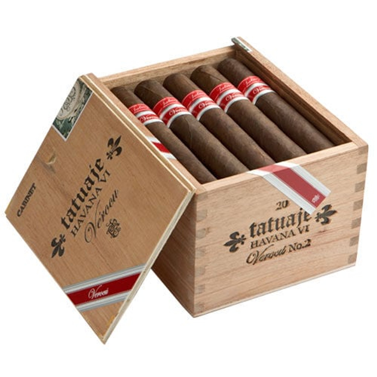 Tatuaje Havana VI Verocu No. 6 Cigars - 6.12 x 52 (Box of 20) Open