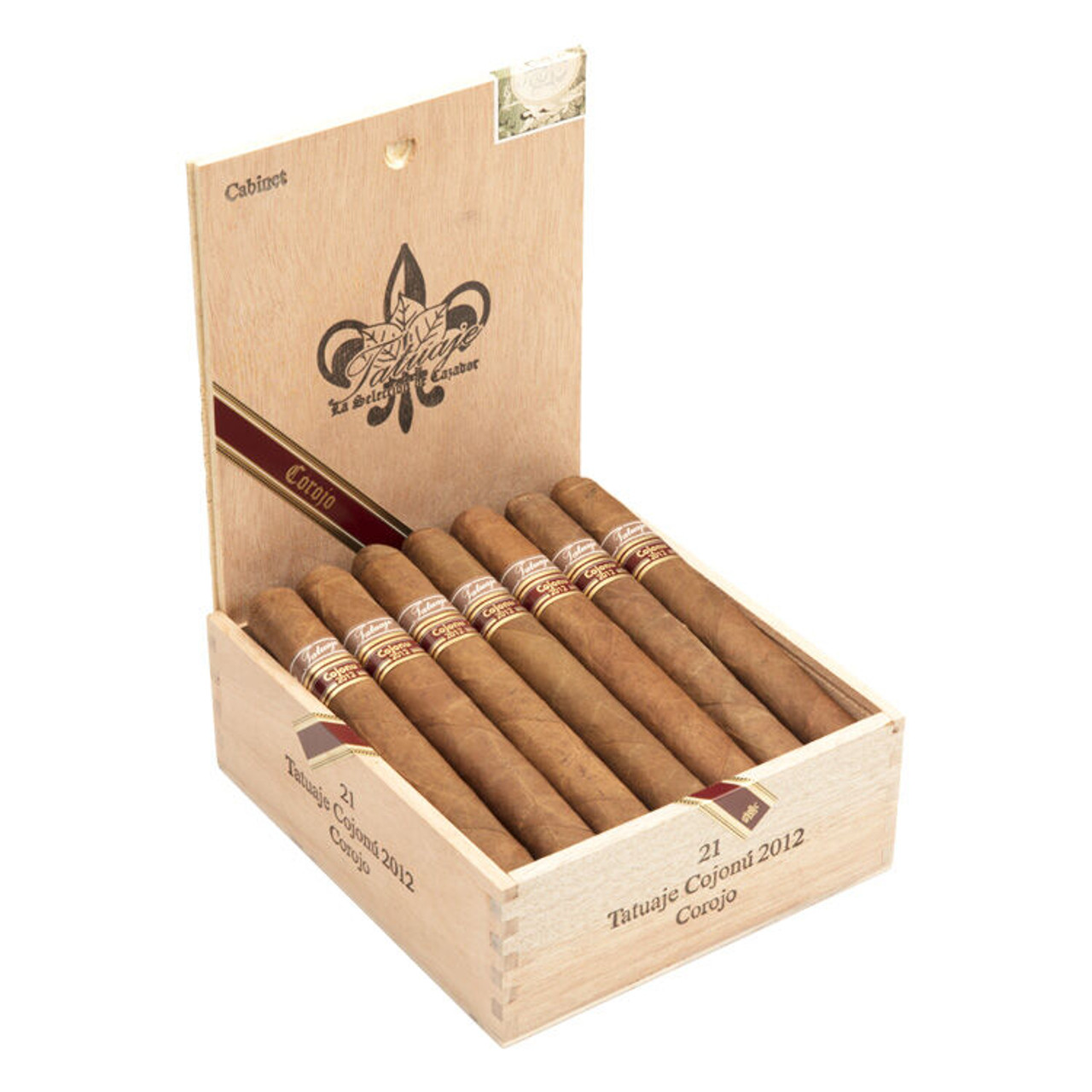 Tatuaje Conoju 2012 Corojo Cigars - 6.50 x 52 (Box of 21) *open