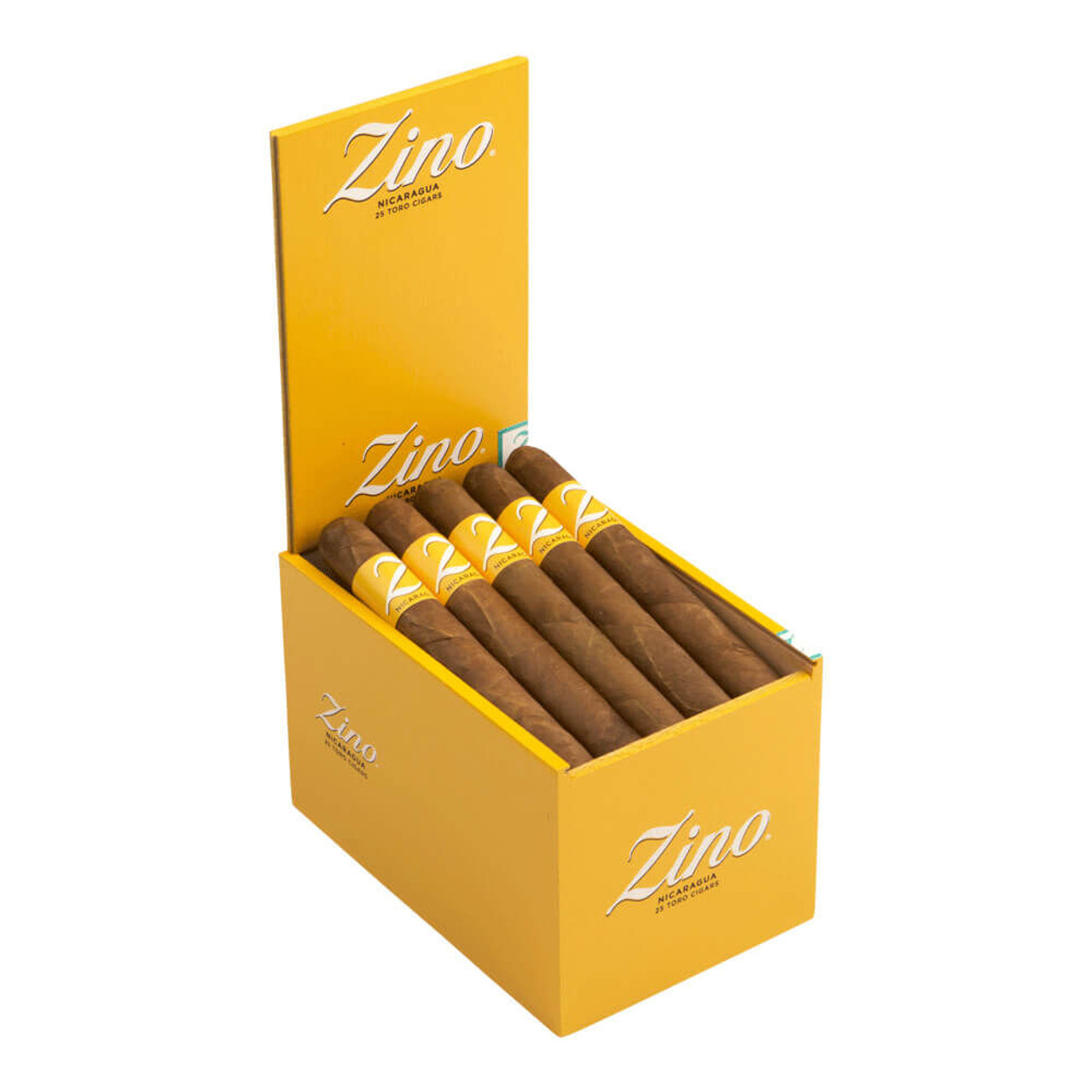 Zino Nicaragua Toro Cigars - 6 x 50 (Box of 25) Open