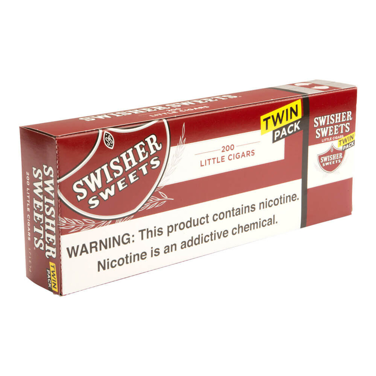 Swisher Sweets Filtered Cigars Regular Cigars - 3.75 x 24 [5 Packs of 40 (200 Total)] *Box