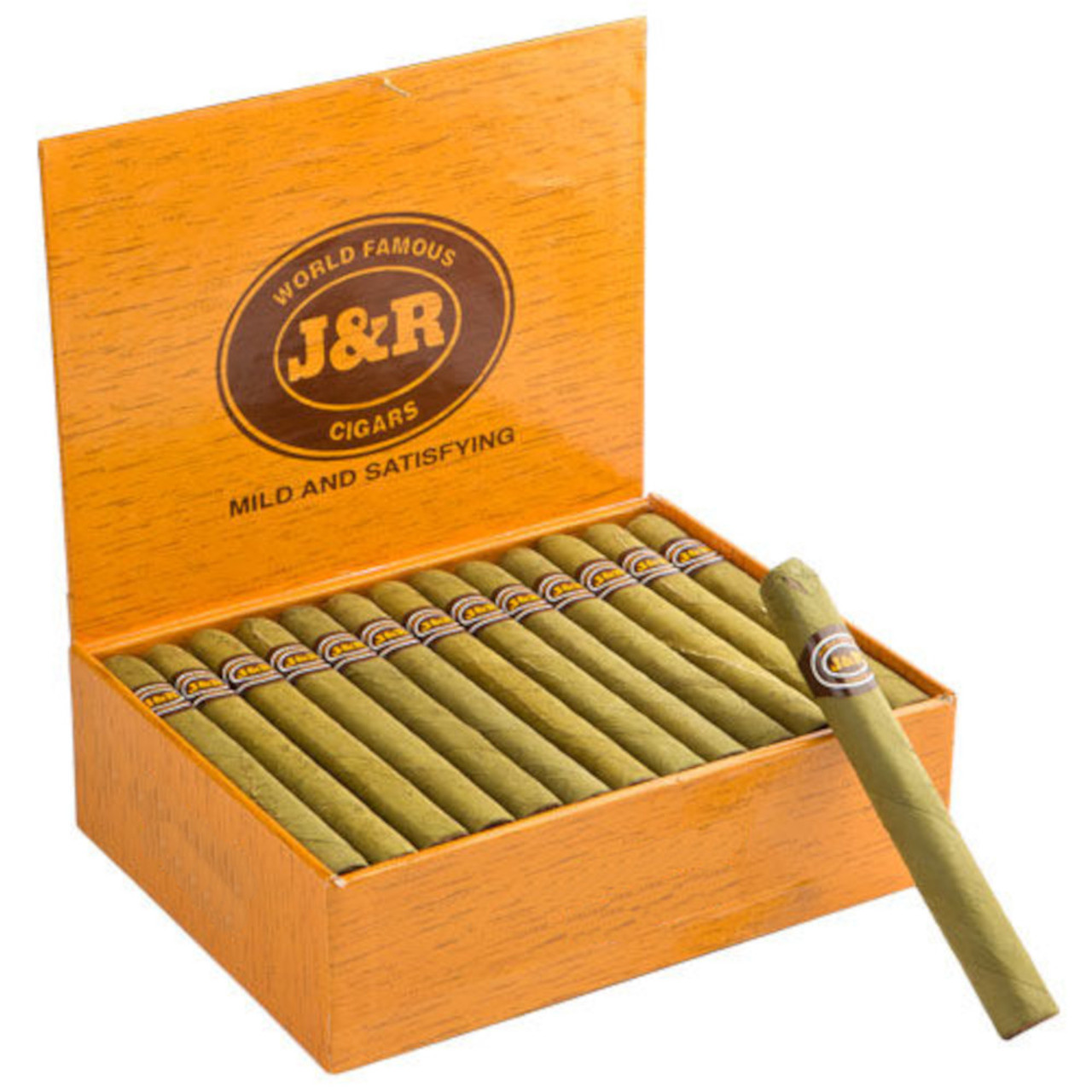 J&R Famous Delicados Candela Cigars - 6 x 39 (Box of 50) *Box