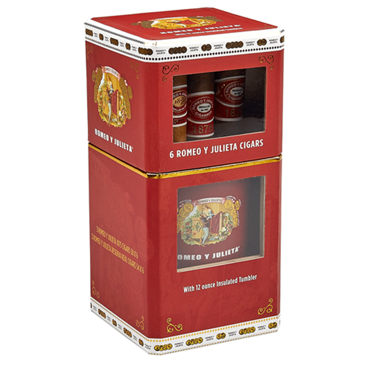Cigar Samplers 6 Romeo y Julietas & Tumbler Cigars (6 Cigars + Tumbler) *Box