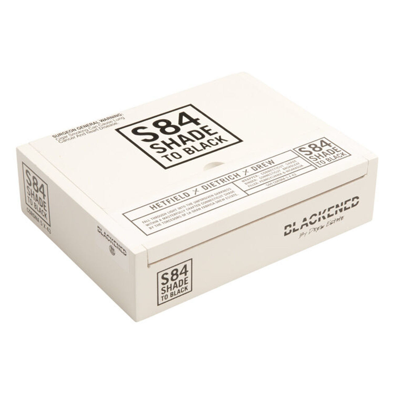 Blackened by Drew Estate S84 Corona Cigars - 5 x 43 (Box of 20) *Box