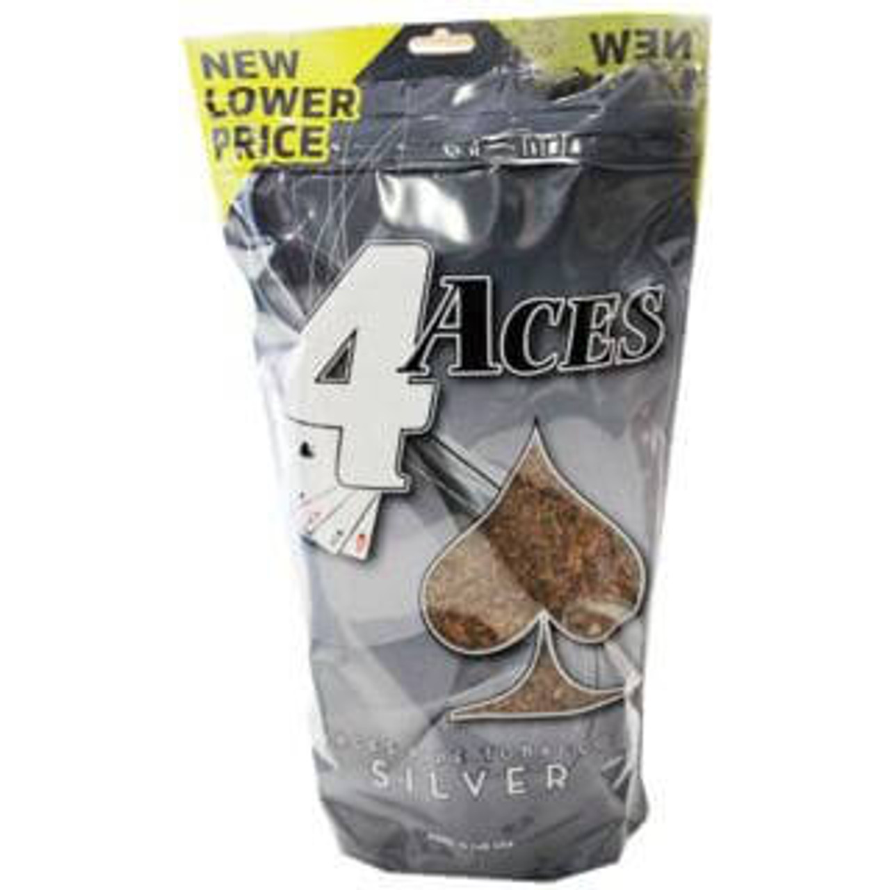 4 Aces Silver Large Pipe Tobacco | 16oz Bag * Main Image