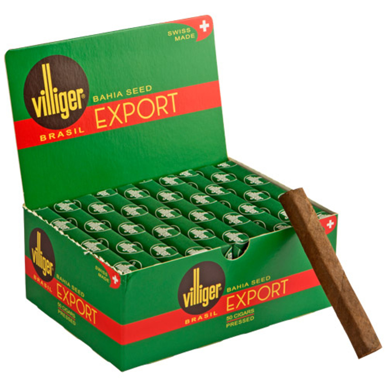 Villiger Export Brazil Cigars - 4 x 37 (Box of 50)