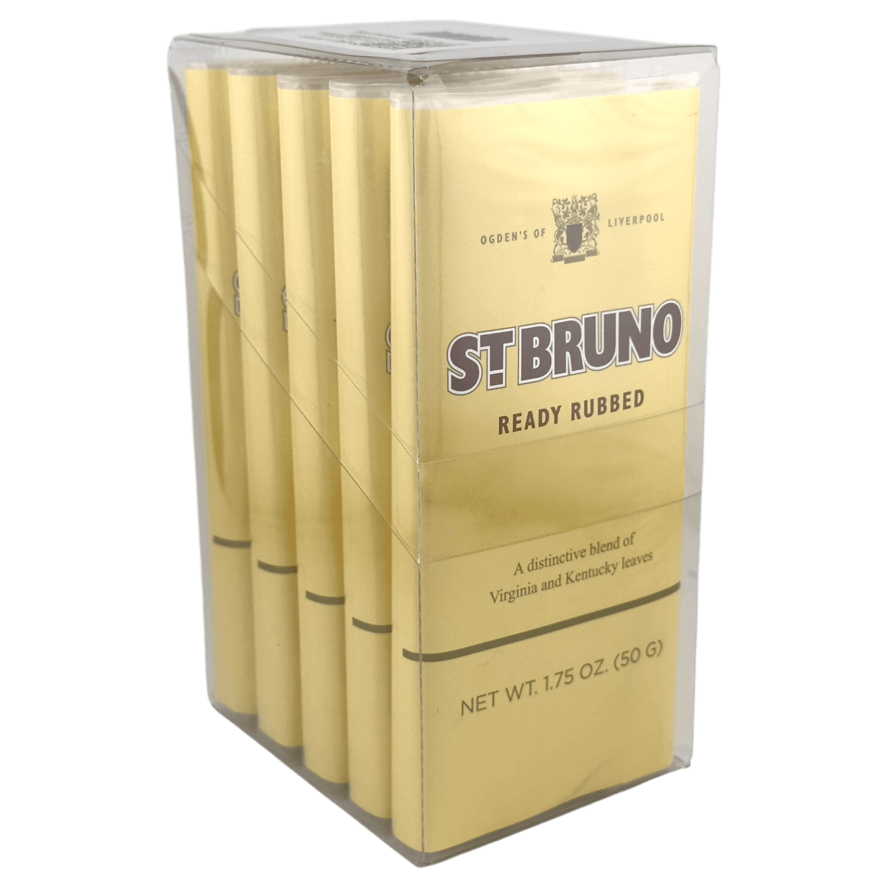 St.Bruno Ready Rubbed Pouch Pipe Tobacco | 5 packs (8.75oz) * Main Image