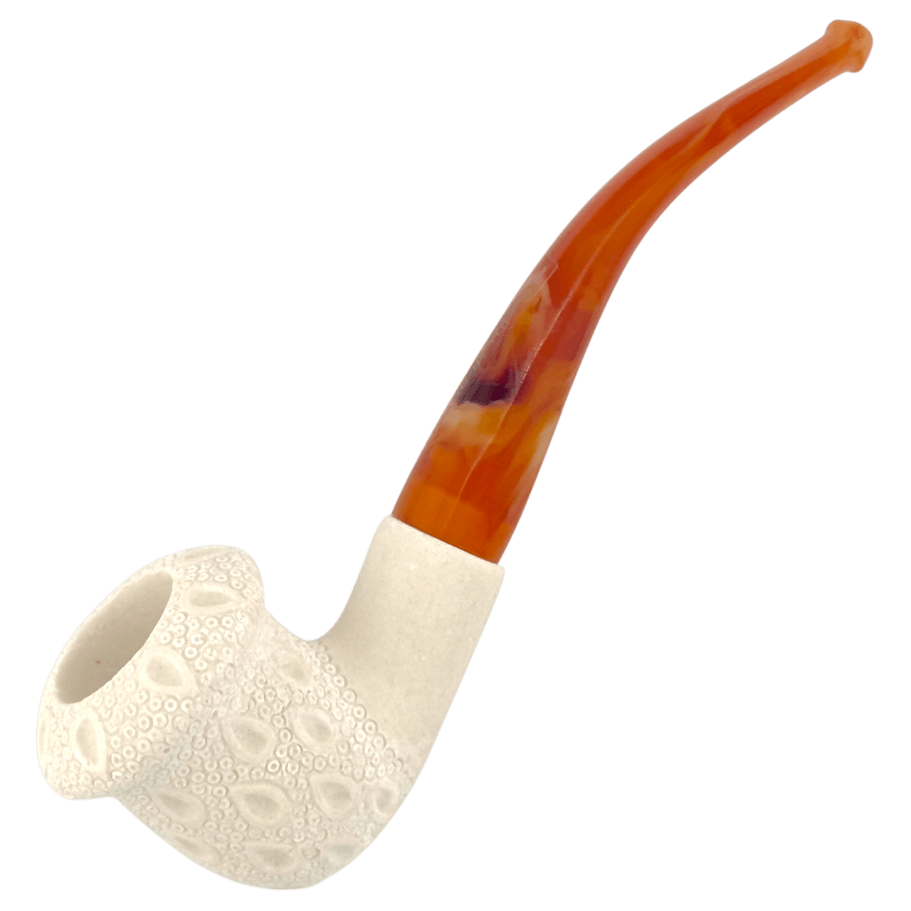 Royal Meerschaum Tobacco Smoking Pipe Calabash Lattice * Main Image