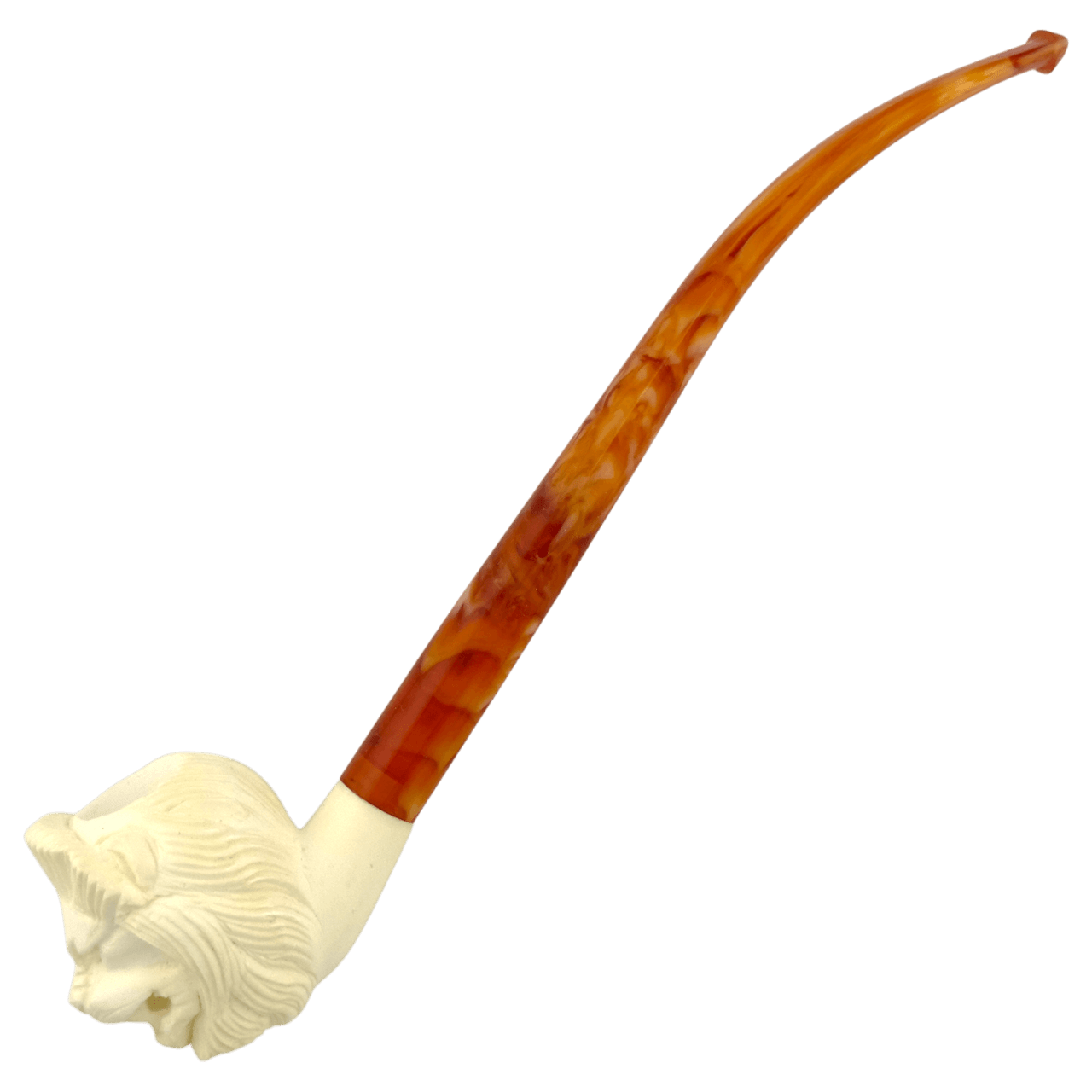 Servi Meerschaum Tobacco Smoking Pipe 200 Churchwarden Lion * Main Image