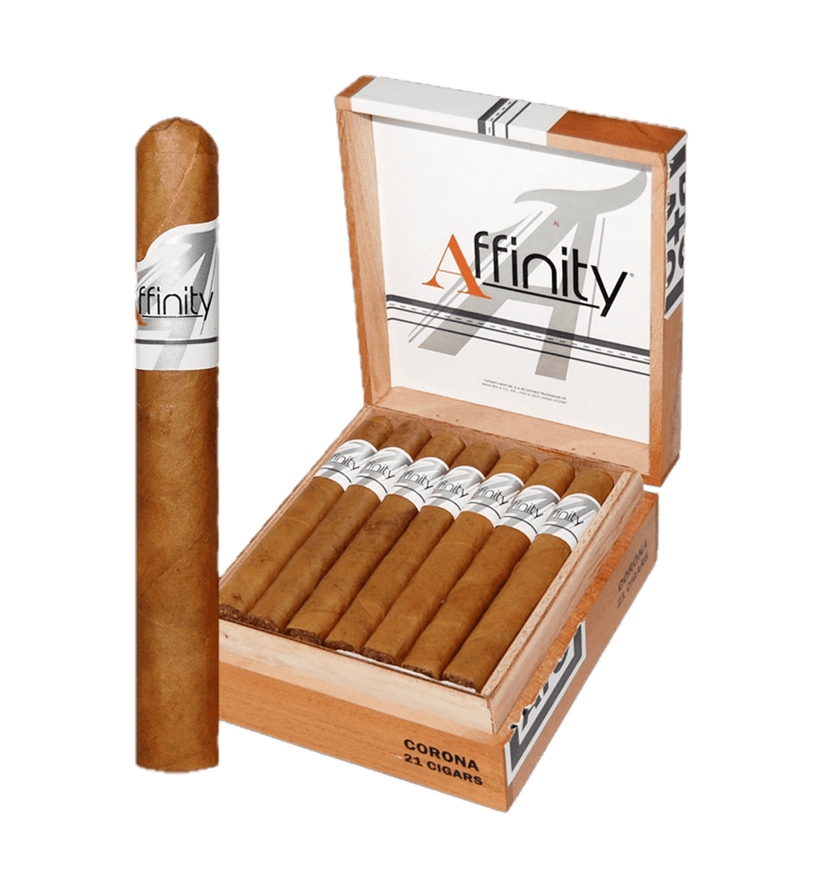 Affinity Corona Cigars - 5.5 x 46 (Box of 21)