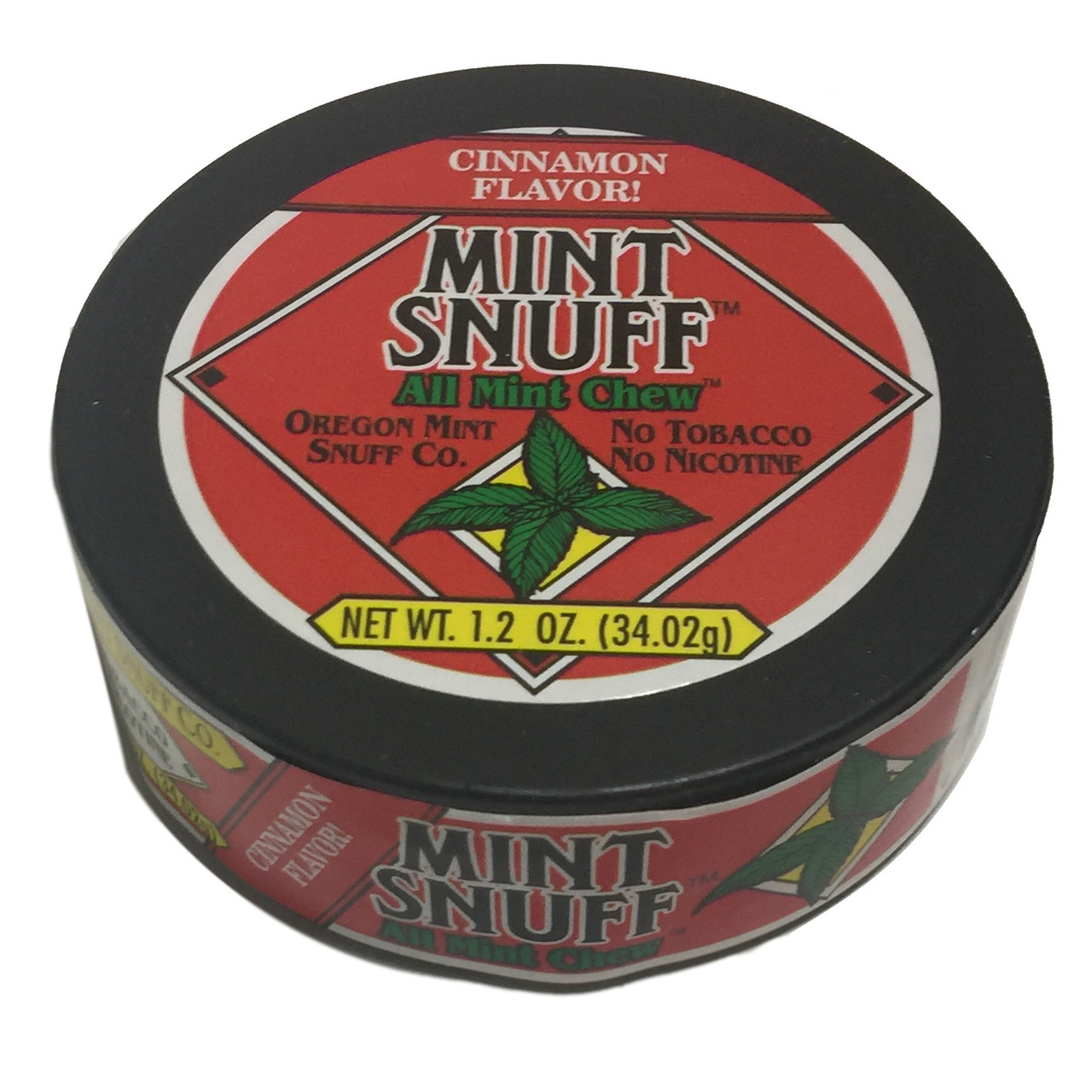 Oregon Mint Snuff - Cinnamon Single Can - Non Tobacco Che