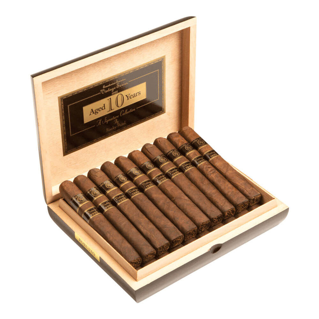 Rocky Patel Vintage 1992 Petite Corona Cigars - 4.5 x 44 (Box of 20) Open