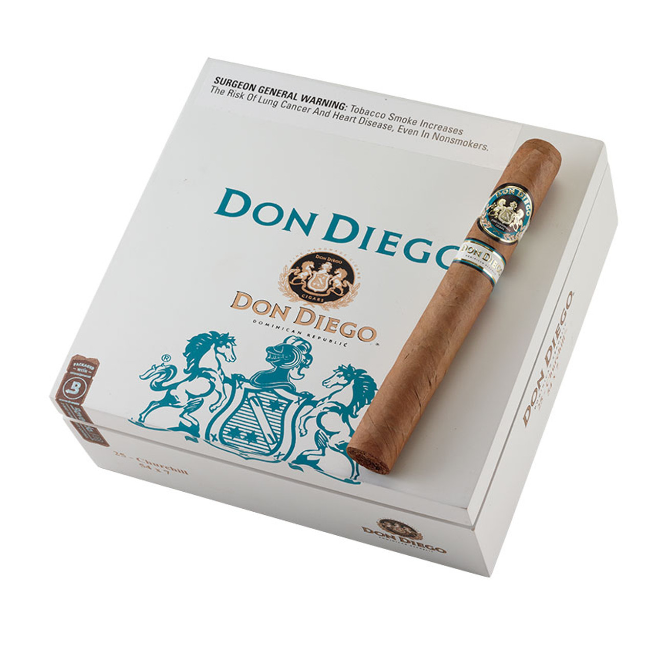 Don Diego Churchill Cigars - 7 x 54 (Box of 25) *Box