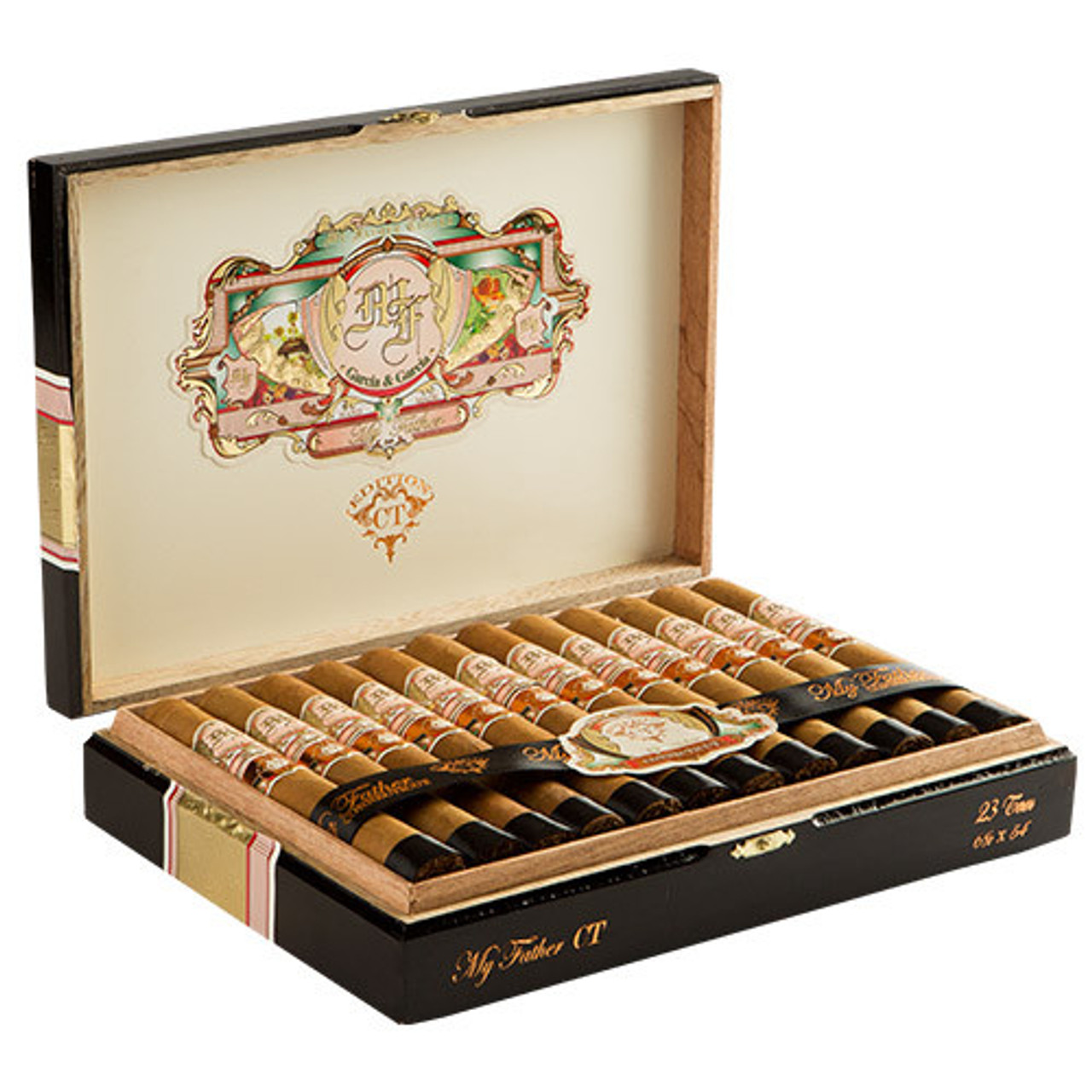 My Father Connecticut Toro Cigars - 6.5 x 54 (Box of 23) Open