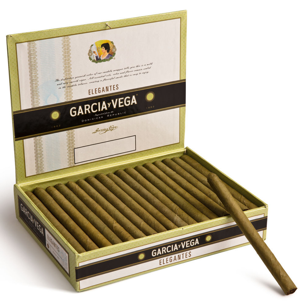 Garcia Y Vega Elegante Cigars (Box of 50) - Candela