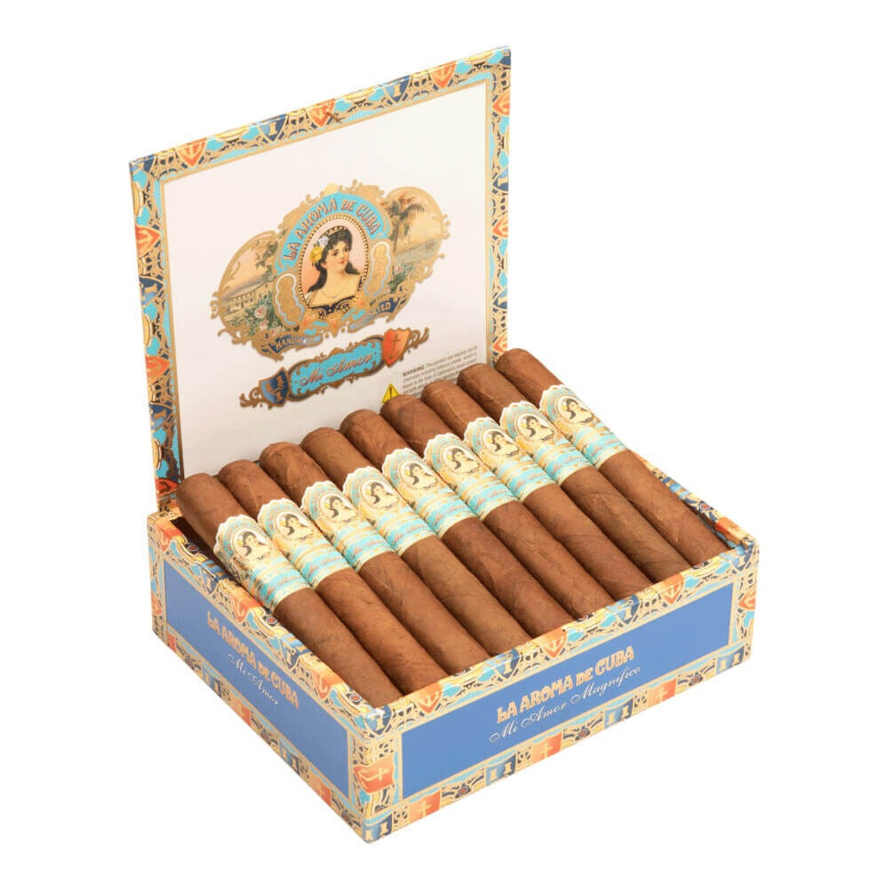 La Aroma de Cuba Mi Amor Magnifico Cigars - 6 x 52 (Box of 25) Open