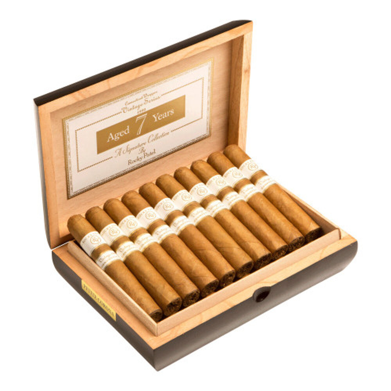 Rocky Patel Vintage 1999 Petite Corona Cigars - 4.5 x 44 (Box of 20) Open