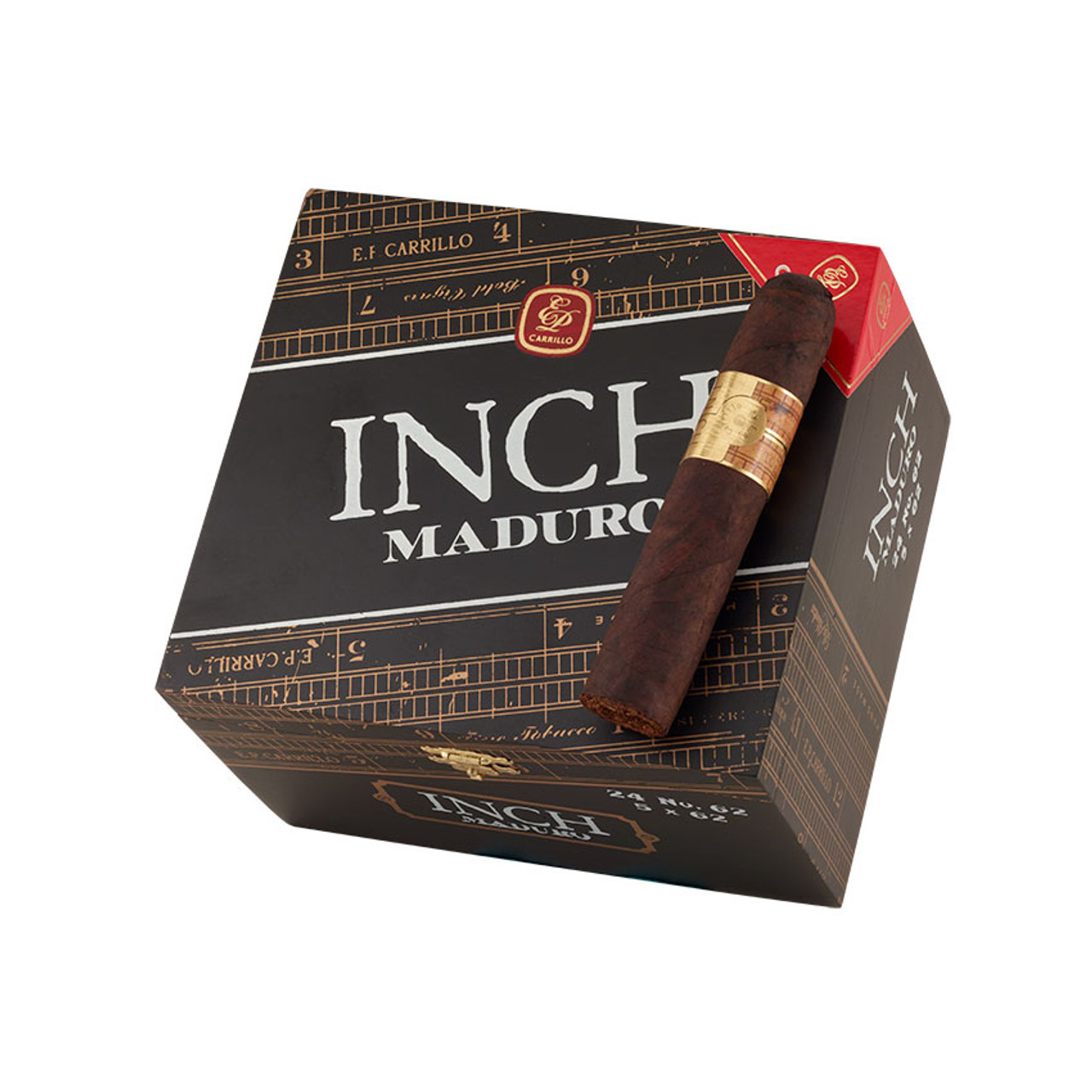 INCH Maduro by E.P. Carrillo No. 62 Cigars - 5 x 62 (Box of 24) *Box
