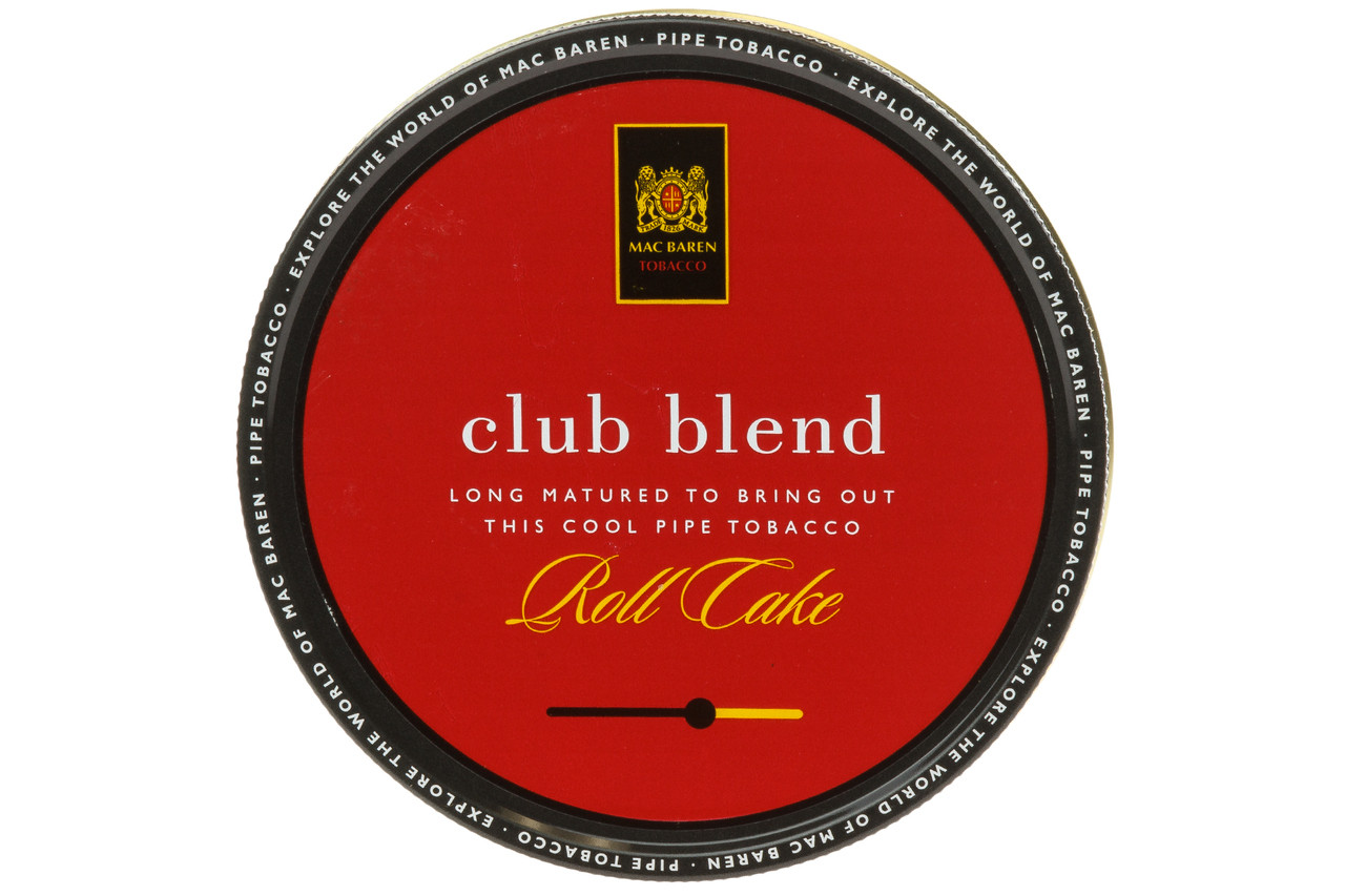 Mac Baren Club Blend Pipe Tobacco 3.5oz Tin *Tin