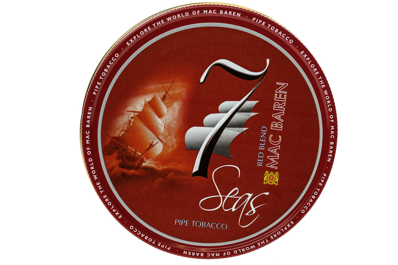 Mac Baren 7 Seas Red Pipe Tobacco 3.5 OZ *Tin