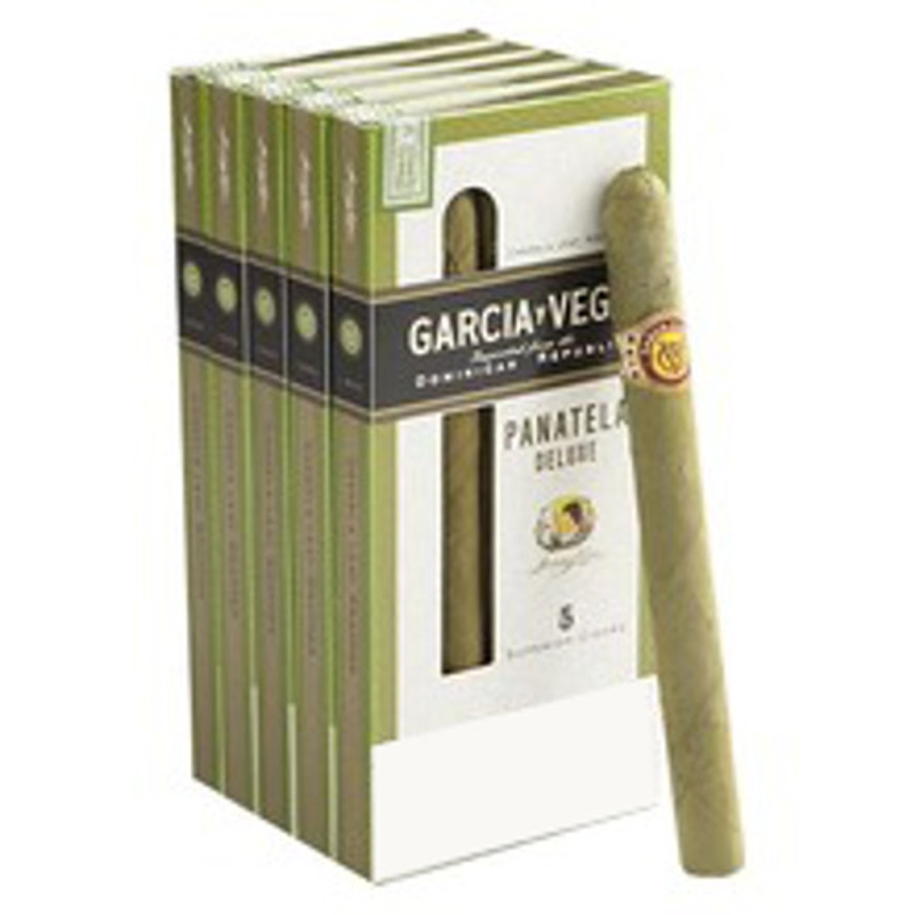 Garcia Y Vega Panatella Deluxe Cigars (5 Packs Of 5) - Candela