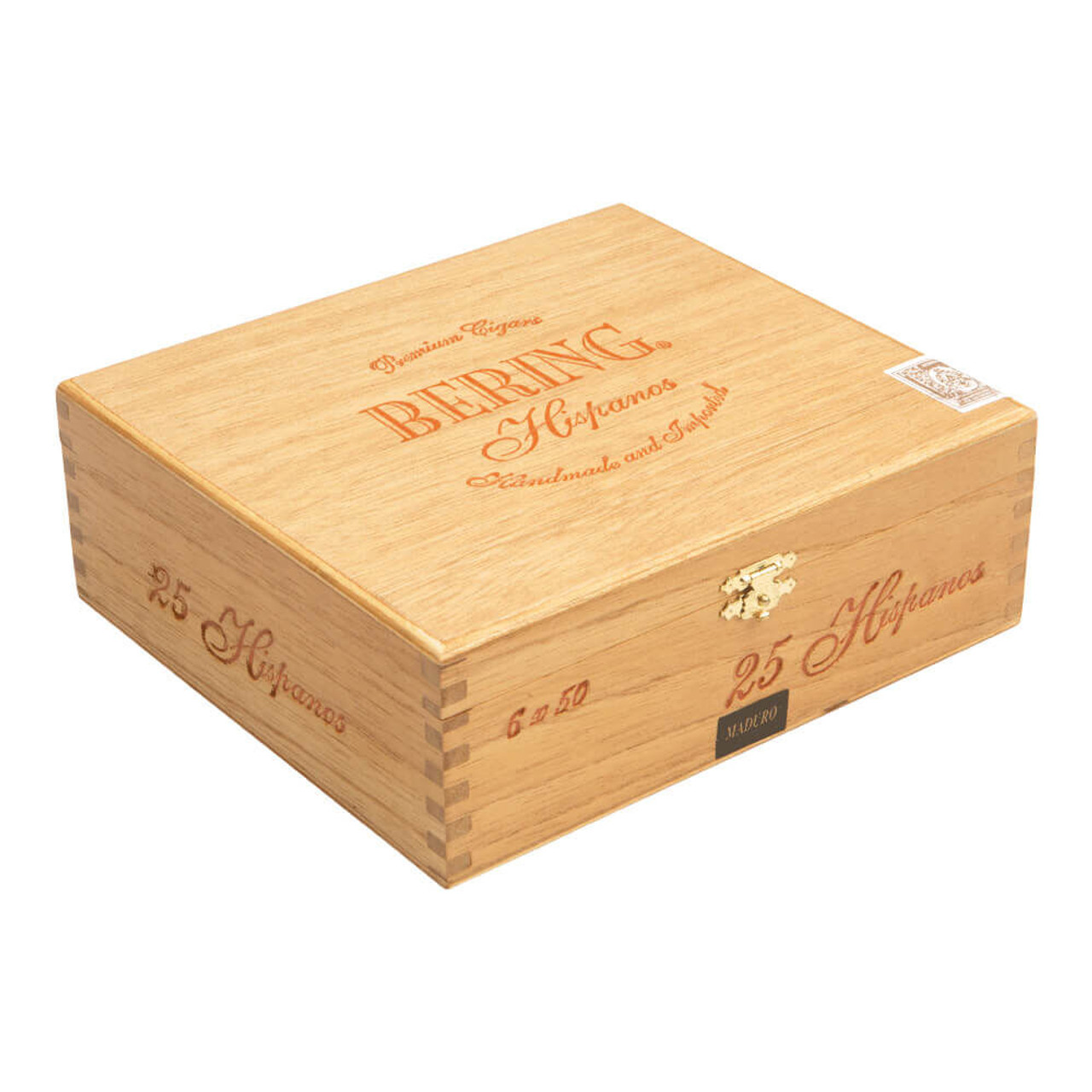 Bering Hispanos Maduro Cigars - 6 x 50 (Box of 25) *Box