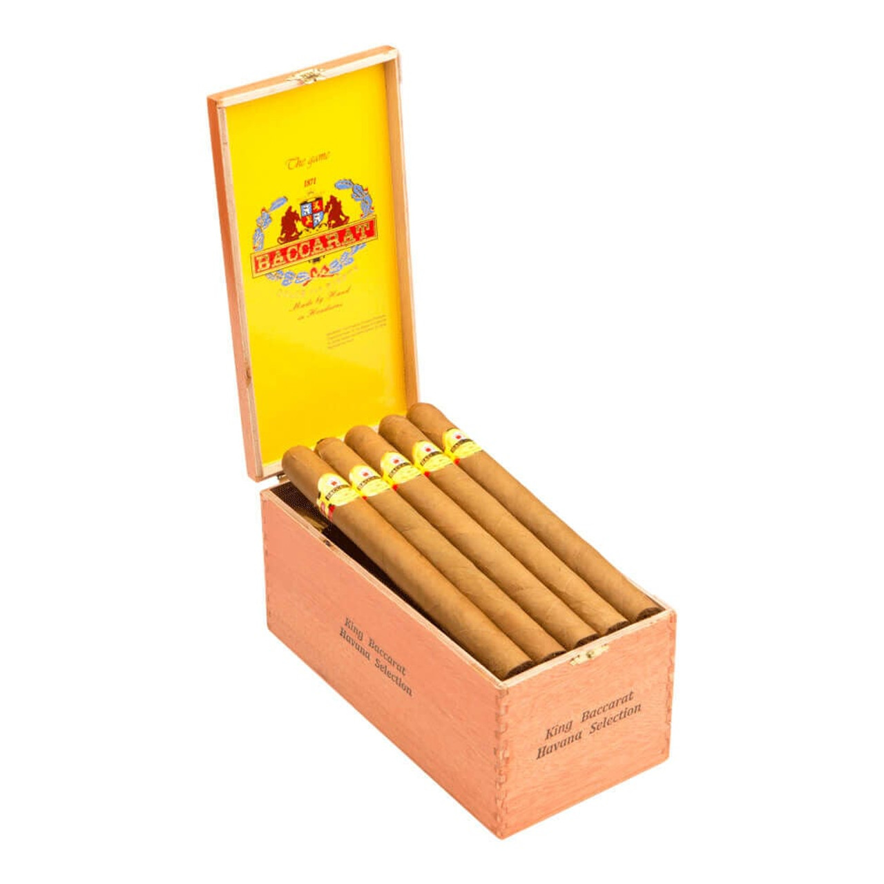 Baccarat Kings Cigars - 8.5 x 52 (Box of 25) Open