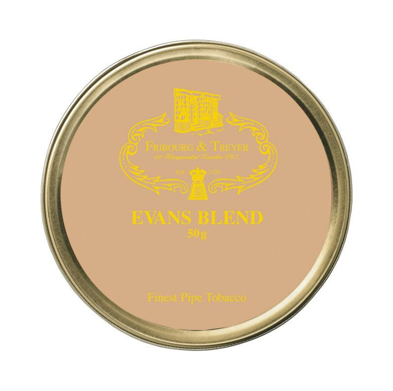Fribourg & Treyer Evans Blend Pipe Tobacco | 1.75 OZ TIN
