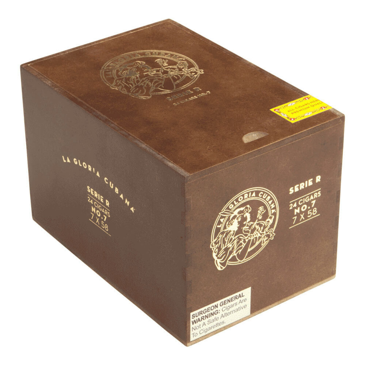 La Gloria Cubana Serie R No. 7 Cigars - 7 x 58 (Box of 24) *Box