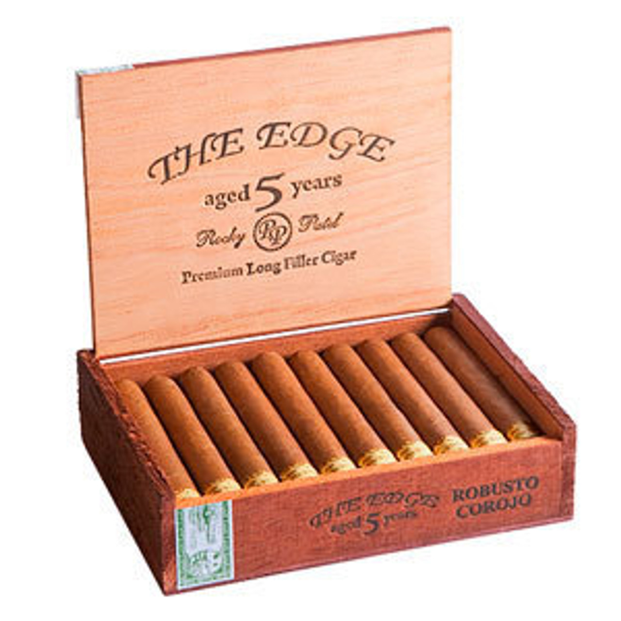 Rocky Patel The Edge Corojo Toro Cigars - 6 x 52 (Box of 20) Open
