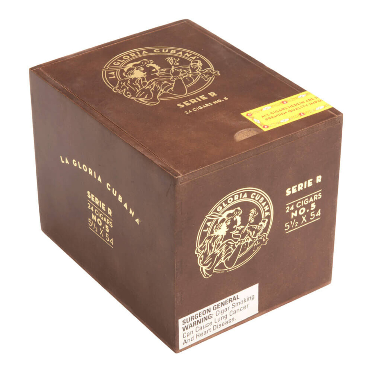 La Gloria Cubana Serie R No. 5 Cigars - 5.5 x 54 (Box of 24) *Box