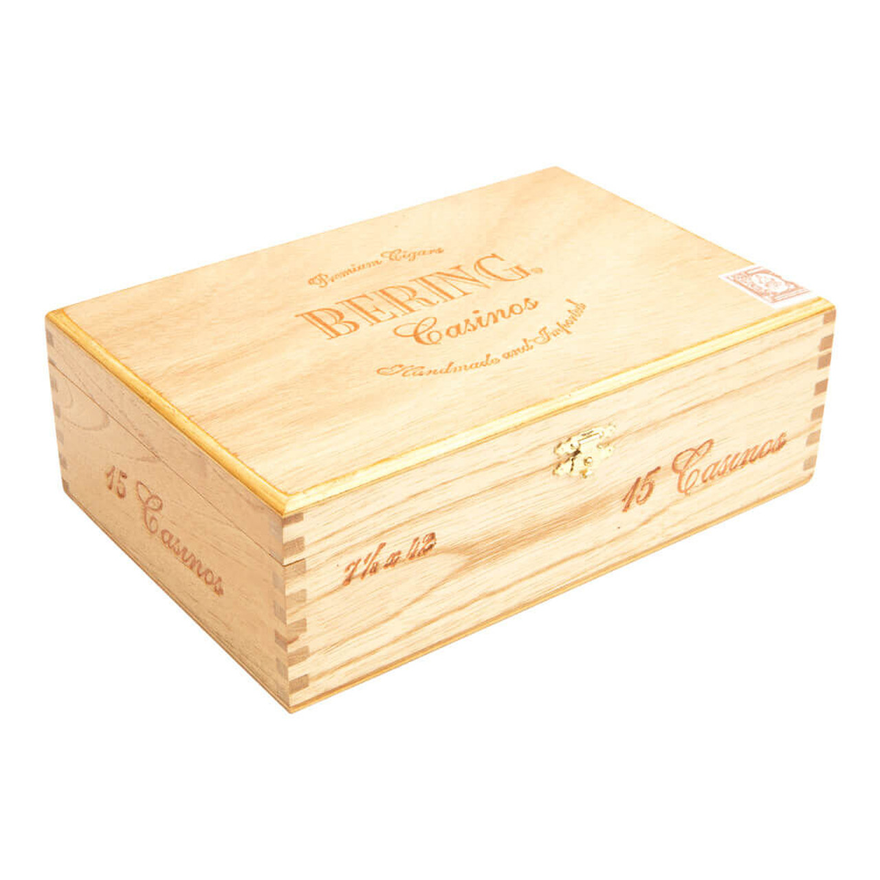 Bering Casinos Glass Tubes Natural Cigars - 7.12 x 44 (Box of 15) *Box