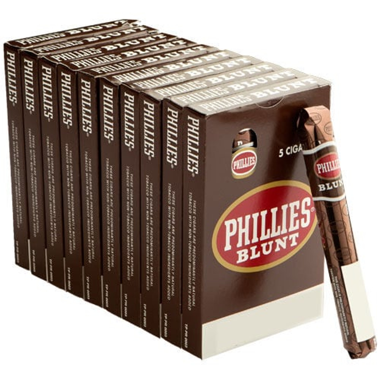 Phillies Blunt Chocolate Cigars (10 Packs of 5) - Natural *Box