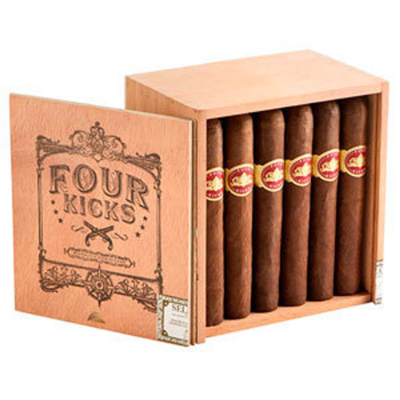 Four Kicks Sublime Cigars - 6 x 54 (Box of 24) Open
