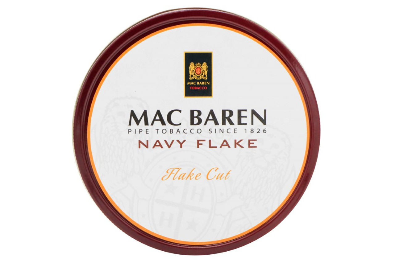 Mac Baren Navy Flake Pipe Tobacco 3.5 OZ *Tin