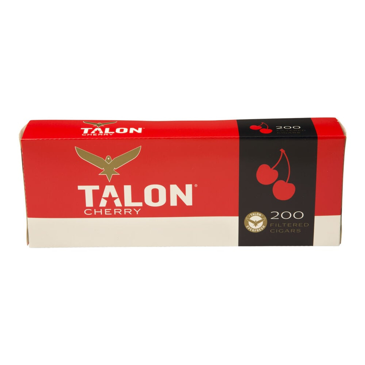 Talon Filtered Cherry Cigars - 3.87 x 20 (10 Packs of 20) *Box