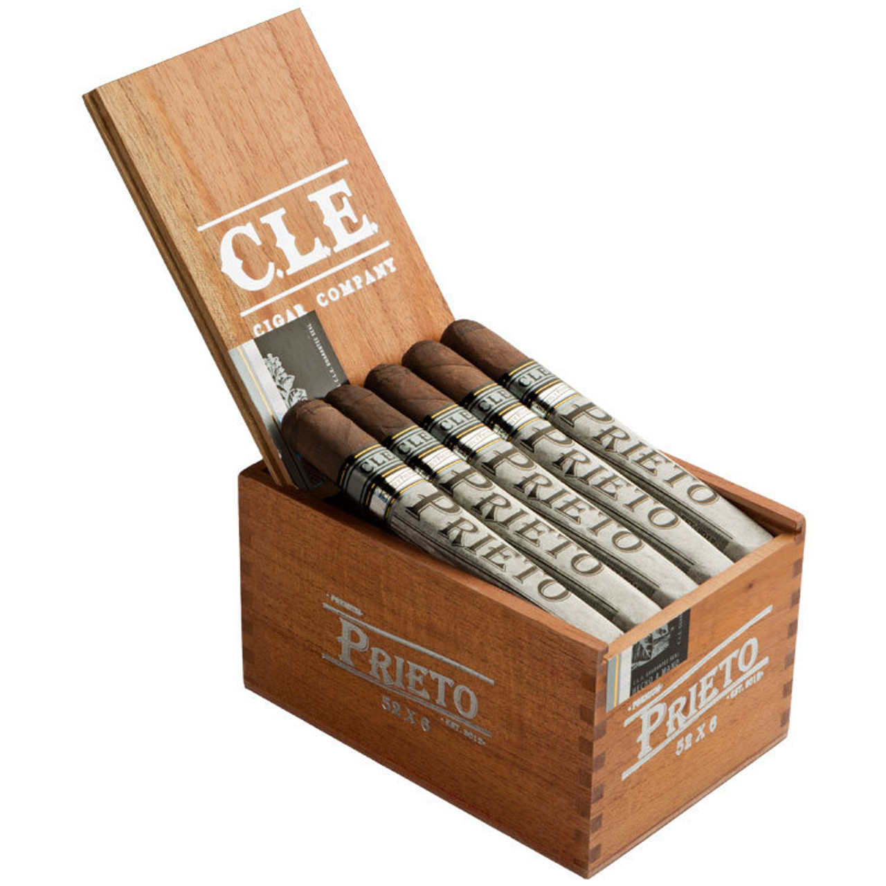 CLE Prieto No. 660 Cigars - 6 x 60 (Box of 25) Open