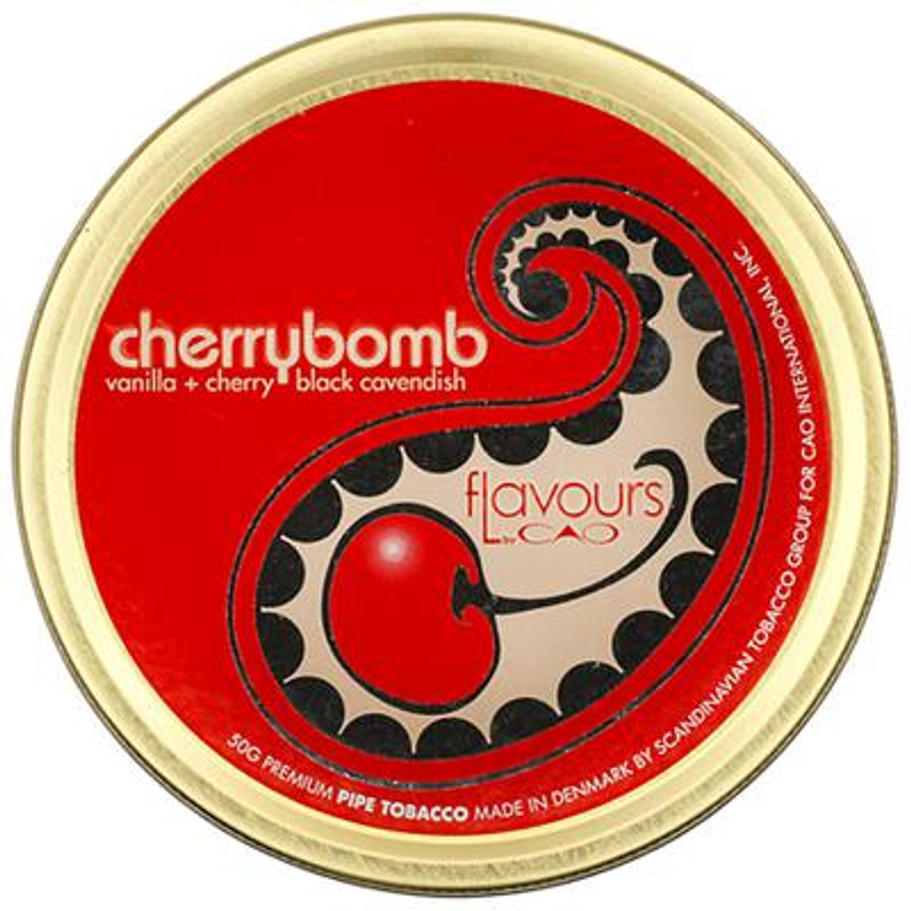 CAO Cherrybomb 50g Tin Pipe Tobacco Tin