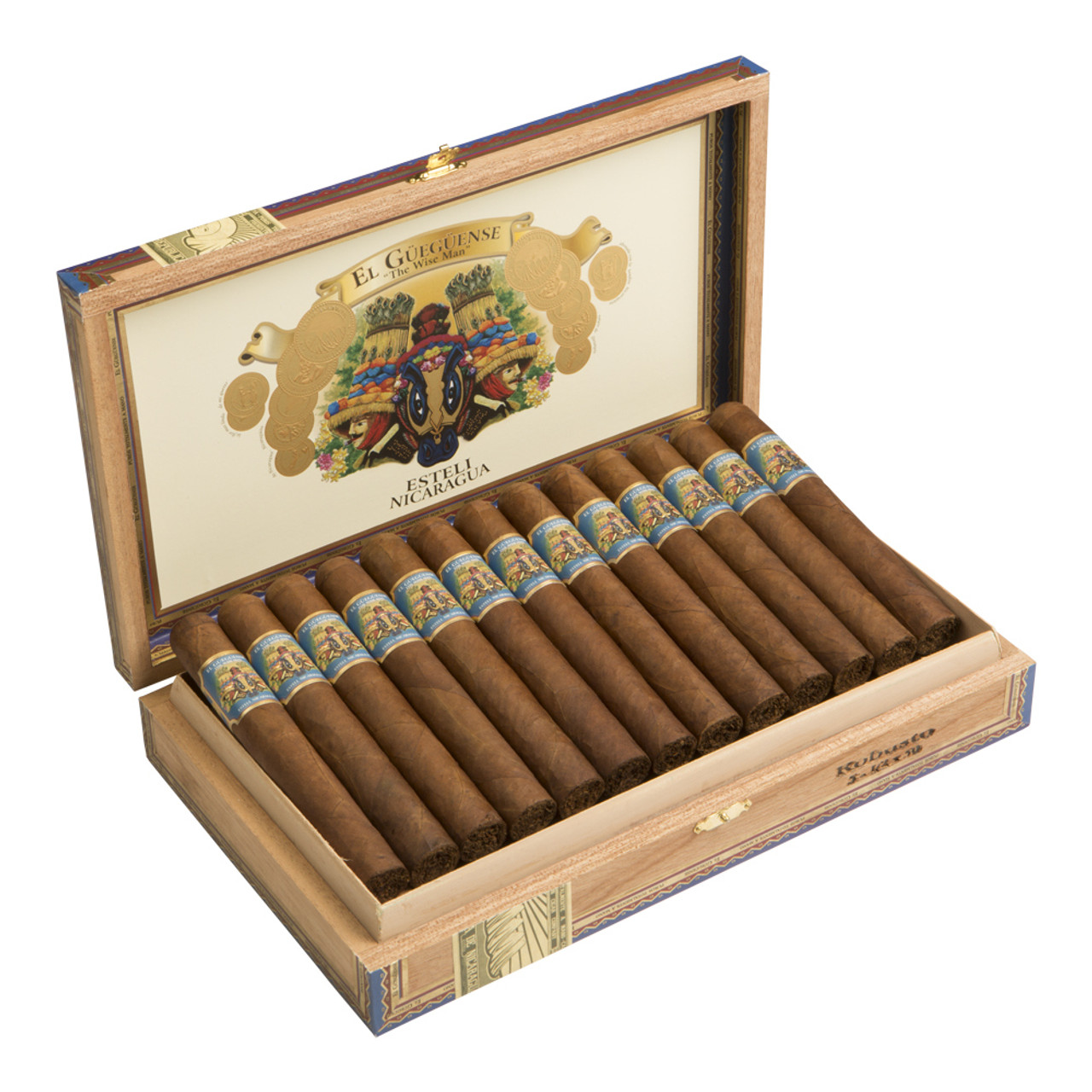 Foundation El Gueguense Robusto Cigars - 5.5 x 50 (Box of 25) *Box