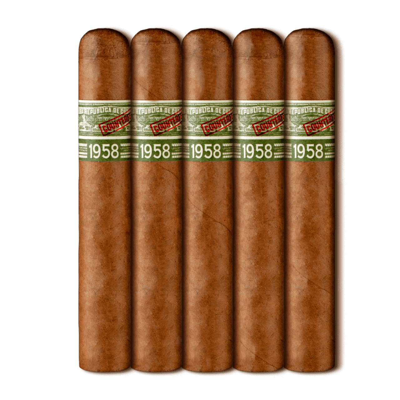 Genuine Pre-Embargo Counterfeit Cuban 1958 Epicure Cigars - 5 x 50 (Pack of 5) *Box