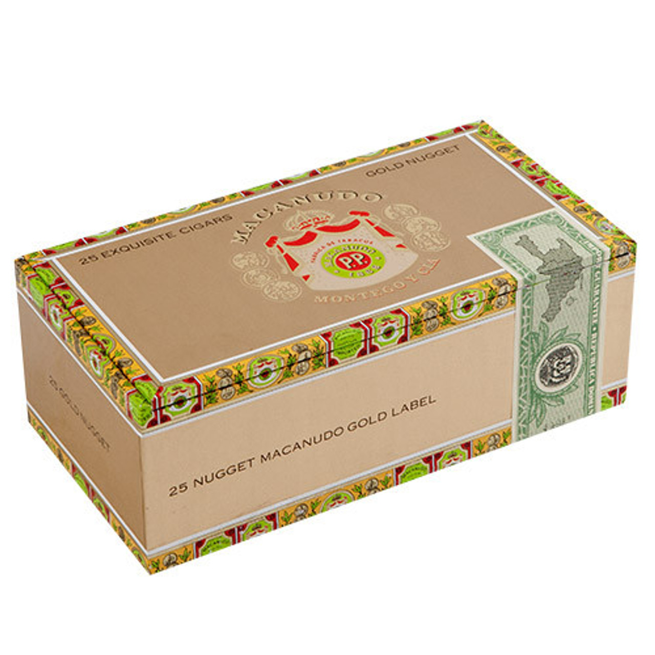 Macanudo Gold Label Duke of York Cigars - 5.25 x 54 (Box of 25) Open