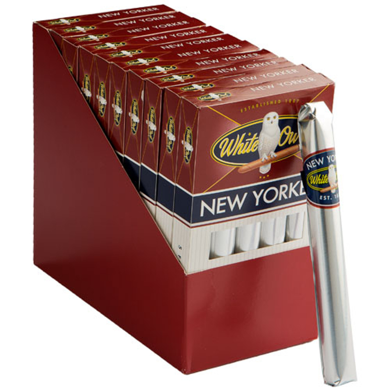 White Owl New Yorker Cigars - 5.5 x 42 (10 Packs of 5) *Box