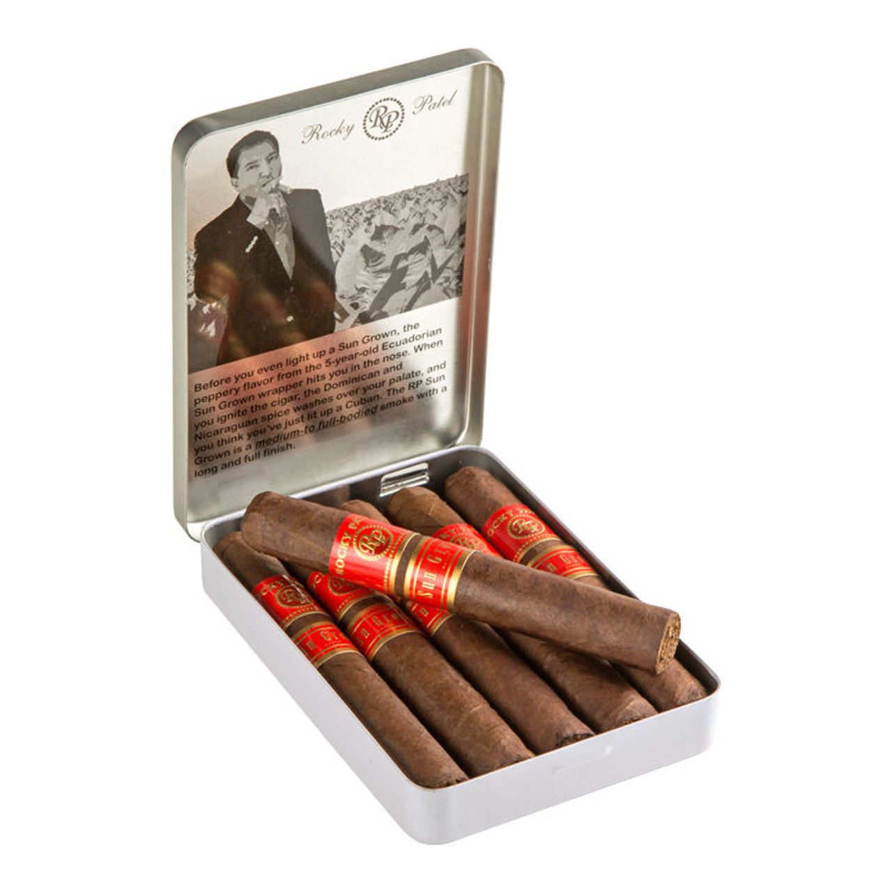 Rocky Patel Sun Grown Junior Cigars - 4 x 38 (10 Tins of 5)